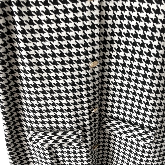 Zara Girl’s Houndstooth with Gold Buttons Dress Size 13 / 14 - Picture 4 of 7